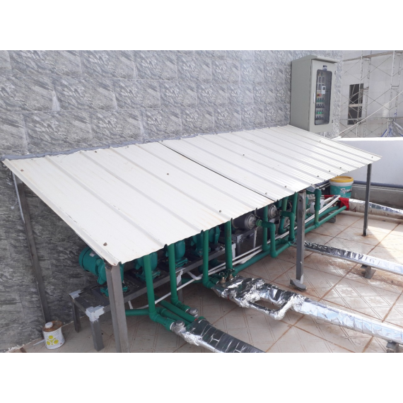 NƯỚC NÓNG NĂNG LƯỢNG MẶT TRỜI CÔNG NGHIỆP HINOSUN NHÀ MÁY